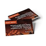 Pass Along Pocket Scripture Cards, Don't Worry, Psalms 27:1, Pack of 25