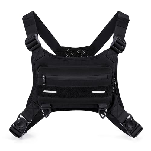 Yiqun YQUS-0029-B Outdoor Running Chest Bags For Men&Women With Extra Storage, Sport Running Vest Chest Pack cover