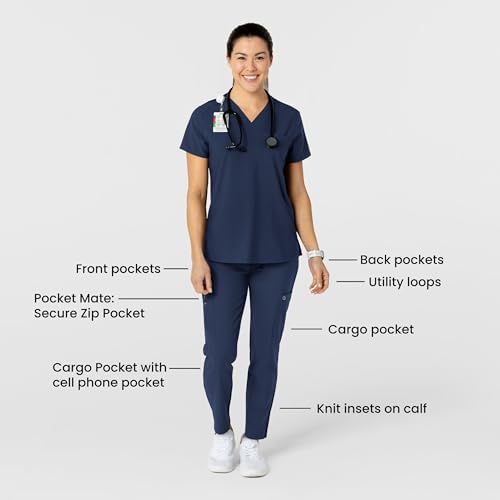 Image of Wink W123 Women's Flex-n-Reach Track Scrub Pant