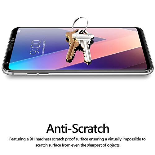 PaceBid LG V30 Plus Screen Protector, Full Coverage Tempered Glass with 9H Hardness - Image 3