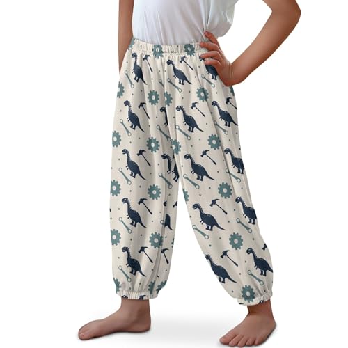 Image of Unisex Little Kids Yoga Trousers Bohemian Beach Pants Baggy Harem Activewear for Boys and Girls Age 3-10