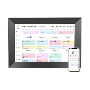 Yuehisy 10.1' Smart Family Kalender Fotorahmen