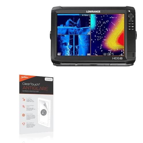 BoxWave Screen Protector Compatible with Lowrance HDS Carbon 12 - ClearTouch Anti-Glare (2-Pack), Anti-Fingerprint Matte Film Skin
