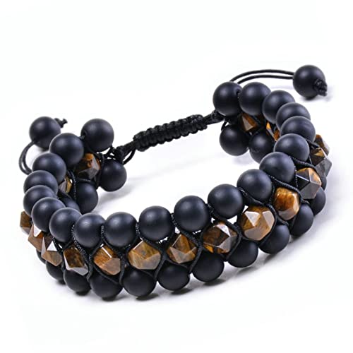 Bracelet en pierre tressée à 3 couches : un lien unique à partager - 2