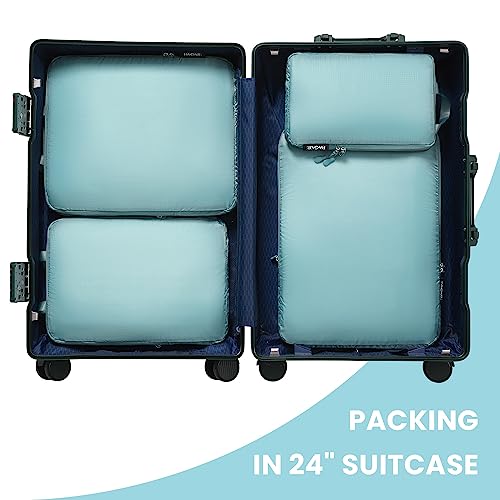 Image of BAGAIL 6 Set Ultralight Compression Packing Cubes Packing Organizer for Travel Accessories Luggage Suitcase Backpack