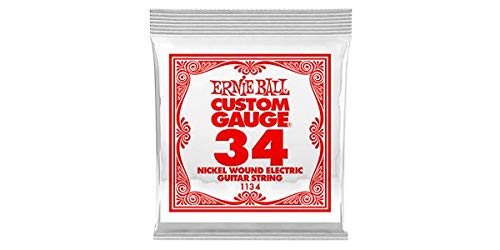 ERNIEBALL (アーニーボール) エレキギター バラ弦 .034 NICKEL WOUND ELECTRIC #1134