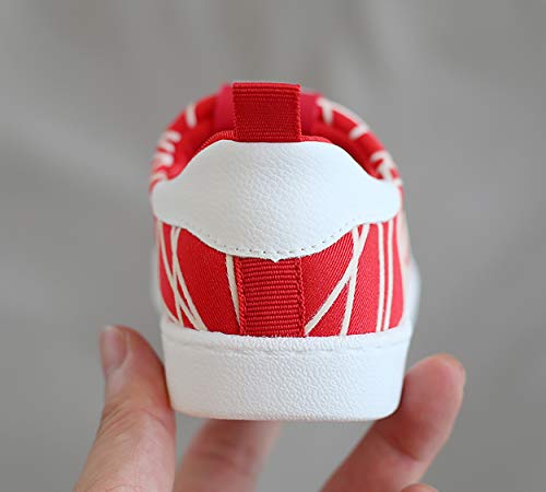 Toddler Boys Girls Sneakers, Outdoor Non-Slip Loafer Shoes（21-30 Months）4