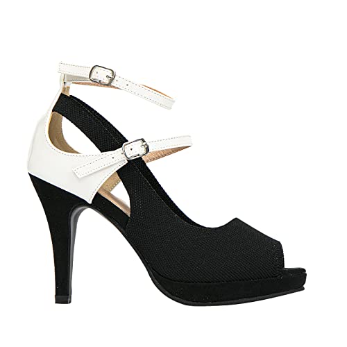 Image of getmorebeauty Women's High Heels Shoes Ankle Straps Dress Heeled Sandals