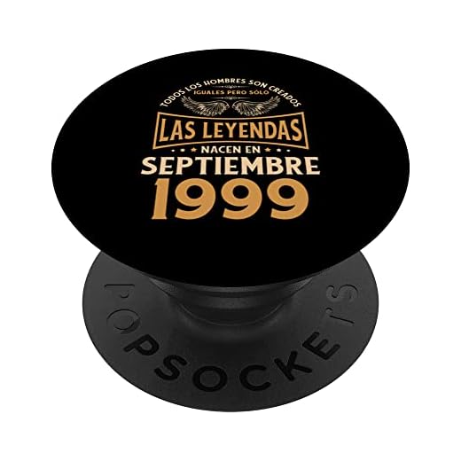 Cumpleaños Hombre Regalos Las Leyendas Septiembre 1999 PopSockets PopGrip Intercambiable