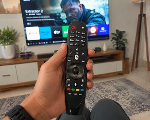 Image of LG TV Remote Compatible with LG Smart Android WebOS 4K LED TV Models MR650 MR19BA MR20GA MR21GA, Non-Voice Replacement Remote Control, Black, LED 701 NVC