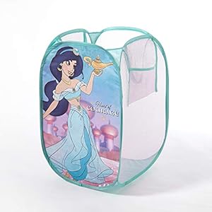 Disney Aladdin Pop Up Hamper with Durable Carry Handles, 21″ H x 13.5″ W X 13.5″ L