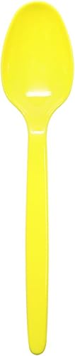 Karat U2100 (amarillo) 5.9" PS - Cuchara desechable de peso pesado, amarillo (paquete de 1000)