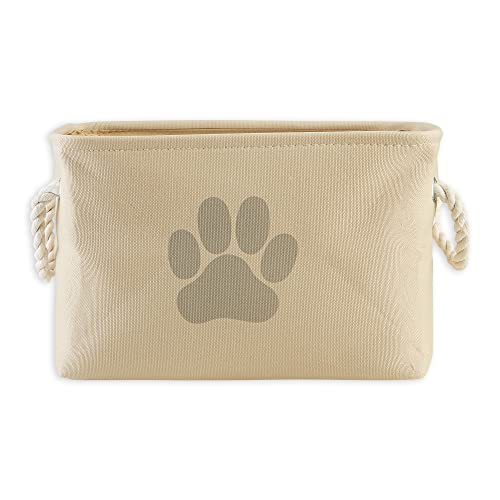 Bone Dry Pet Storage Collection Collapsible Bin, Small Rectangle, Taupe #TOP10