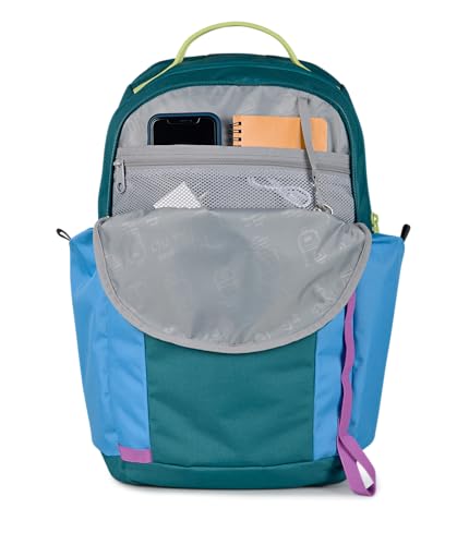 Image of JanSport 26L All Around Pack - 15 inch Laptop Sleeve, Emerald Pool | Versatile Rucksack w /Hydration Sleeve, Reflective Accents & Safety Whistle