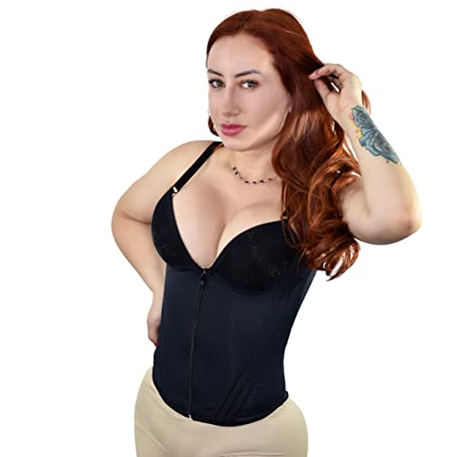 Cinta Modeladora De Barriga E Culote 12 Barbatanas Cor:Preto;Tamanho:P;Gênero:Feminino
