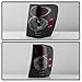 ACANII - For [Black Smoke] 1999-2004 Jeep Grand Cherokee Tail Lights w/LED Side Marker Taillights Driver Passenger Side