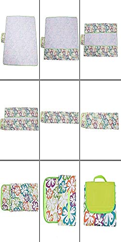 SVK DREAM Foldable and Portable Outdoor Picnic Mat (Multicolor, 150 X 180 cm, 925 Gms)