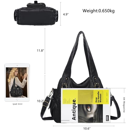 Image of Angel Barcelo Hobo Bag for Women Crossbody Purse and Handbags Shoulder Bags