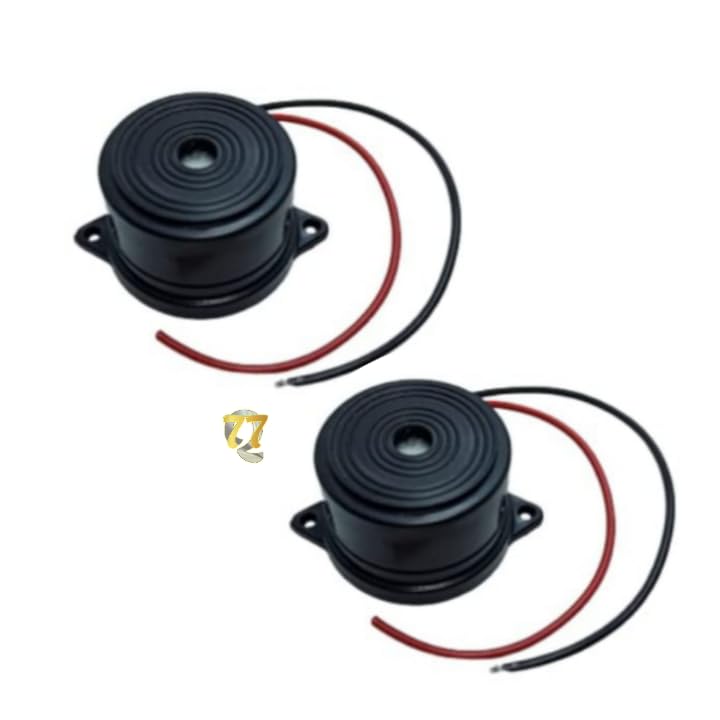 77Q Components Big Size Super Loud 6-12v Dc Piezo Buzzers | Beeper | Buzzer for Projects | (Pack of 2) (B0CBG6DLXB) Amazon Price History, Amazon Price Tracker