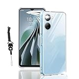 Awubaige For ZTE Libero 5G IV A302ZT 用の ケース クリア 保護ケース zte リベロ 5g iv/nubia Ivy カバー 透明 TPU ソフト スマホケース 薄型 軽量 耐衝撃 全面保護 柔らかい すり傷防 耐水 携帯カバー ZTE Libero 5G IV