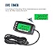 Runleader Digital Maintenance Tach/Hour Meter,Battery Replacement for Small Gas Engine,Used on Riding Lawn Tractor Generator Compressor Chainsaws Outboard Motor Pressure Washers
