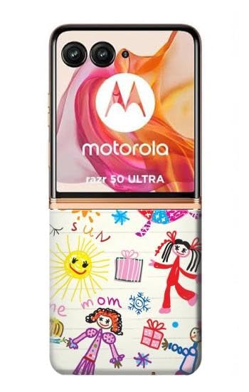 Evita arañazos en tu Motorola RAZR 50 Ultra usando esta funda de dibujos