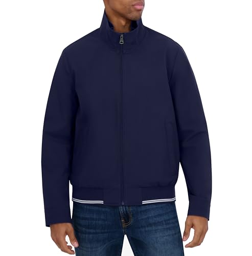 Nautica Men's Lightweight Bomber Jacket – Wind/Water-Resistant, Regular, Big & Tall Sizes