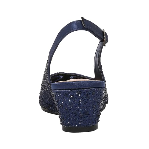 Lady Couture DANIELA Rhinestone Wedge Slingback4