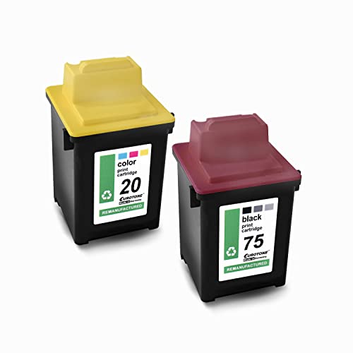 Cartouches Lexmark 75XL 20XL Eurotone compatibles pour imprimantes X125 et X4250