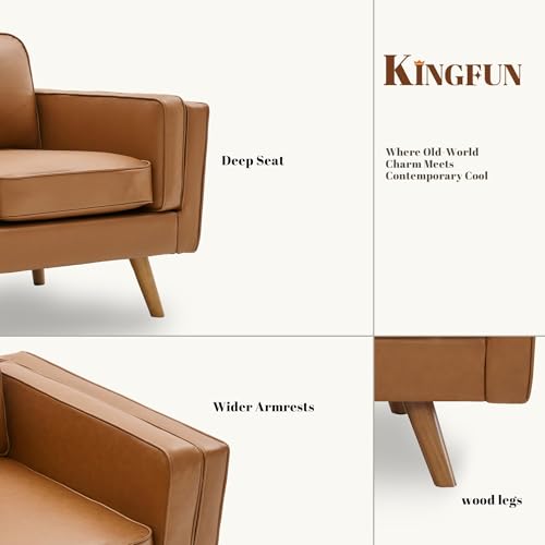Sillón Moderno Plegable Marrón Claro miniatura 4