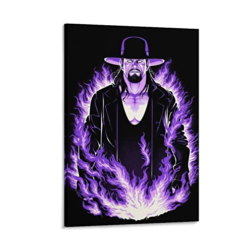 Undertaker Wrestler Art Poster Canvas Art Poster and Wall Art Picture Print Modern Family bedroom Decor Posters 12x18inch(30x45cm)