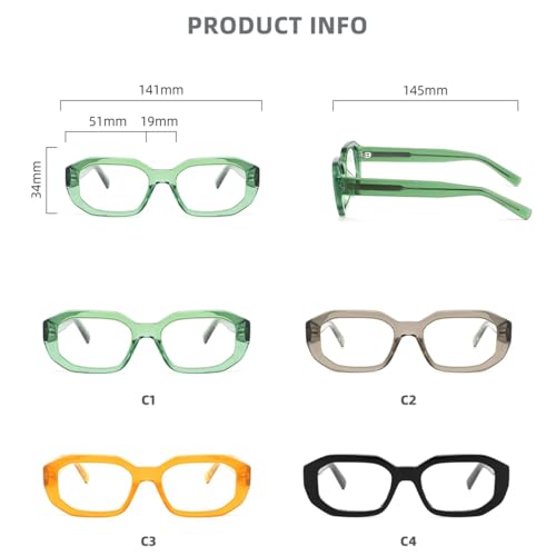 Lunettes faites à la main en acétate épais : la solution pour petits visages - 5