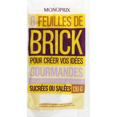 Monoprix Feuilles De Brick Feuilles x8 136g