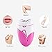 Epilator Cordless for Women Face Hair Remover with Light Painless Epilator for Women Face Epilators Facial Body Glide Epilators Bikini Hair Removal Device (Pink Epilator)