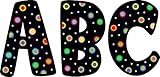 Creative Teaching Press Dots on Black 7-Inch Designer Letters (1229)
