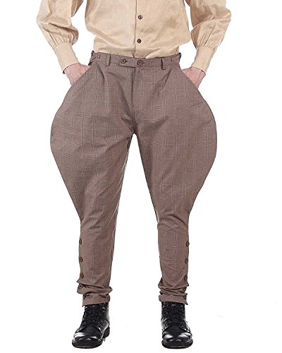 ThePirateDressing Jodhpur-Hose, Steampunk, viktorianisch, Gothic, Punk, Vampir, Royal, C1326 Gr. 36-41, beige Cover