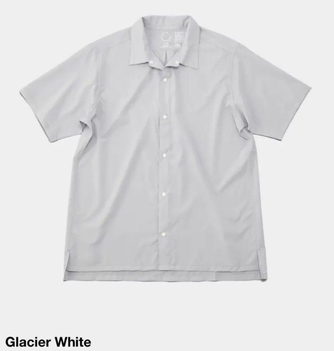 山と道 UL Shirt, Glacier White, S size｜トップス