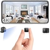 4K Mini Security Camera, WiFi Wireless Camera Small Portable...