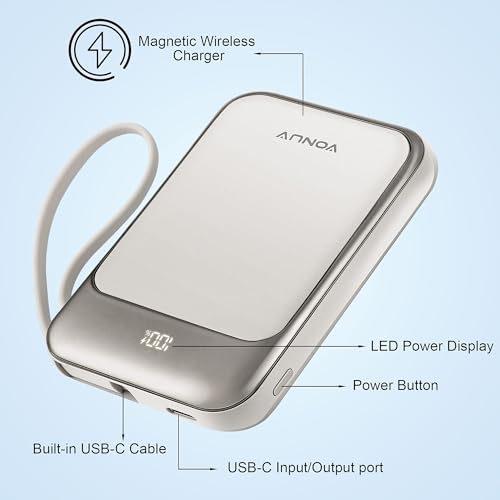 Magnetic Power Bank 10000mAh, Wireless Portable Charger - image 5