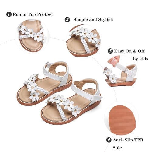 Image of Kiderence Toddler Girls Sandals Little Girls Kids Shoes Girls Sandals Toddler