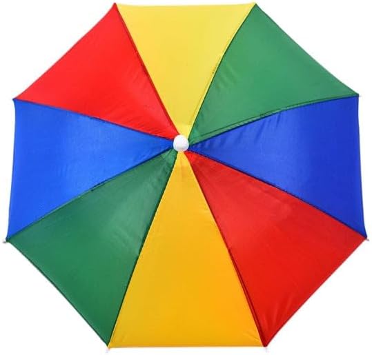 BigPlayer Hat Umbrella For Kids Girls and Boys Multicolour Cap Hat Umbrella for Kids,Adults,Women,Men
