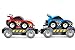 Hape Race Car Transporter | Six-Piece Wooden Toy Train Car Transport Set for Kids