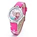 Produktbild Maxpro France Mädchen-Armbanduhr 'Die Eiskönigin' Frozen  Armbanduhr Rosa Fuchsia mit Zifferblatt Elsa und Anna Die Eiskönigin für Mädchen, Rosa, Gurt