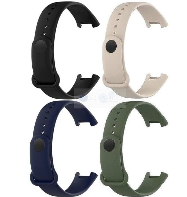 Qai New Launch Redmi Smart Band Pro Band Strap Breathable Strap for Men & Women Silicone Waterproof Replacement Watch Straps For Redmi Pro Smart Band Strap-image-20