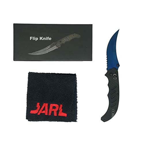 Jarl - Réplica Premium CS:GO IRL de Collection u0096 Counter-Strike: Global Offensive u0096 Decoración, uso versátil u0096 Regalo Fans CSGO u0096 Funda de almacenamiento u0096 Micro fibra, Blue Steel