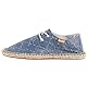 Alexis Leroy Espadrilles Herren Slip On Casual Espadryle mit Schnürung Blau 41 EU