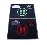 Felpudo desinfectante Calzado - Alfombra Limpia Zapatos para la Entrada, moqueta higienizante (83_x_120_cm)
