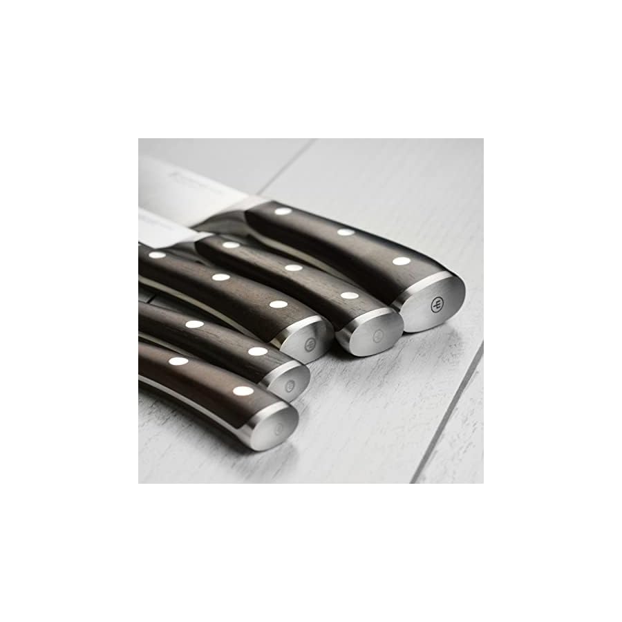 Wusthof IKON Blackwood 7 Piece Slim Knife Block Set