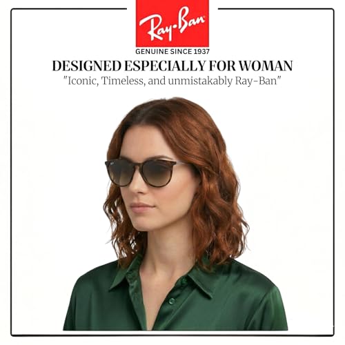 Image of Ray-Ban RB4171 ERIKA CLASSIC Phantos Shaped Sunglasses for Women with Official RAYBAN Eyewear Kit