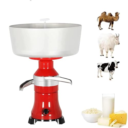 Separador eléctrico de crema de leche, alta velocidad 8000-10000 RPM con residuos bajos en grasa, ideal para uso en granjas lecheras